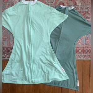 Sleeping Baby Zipaddee Zip Transition Swaddle, Set of Two